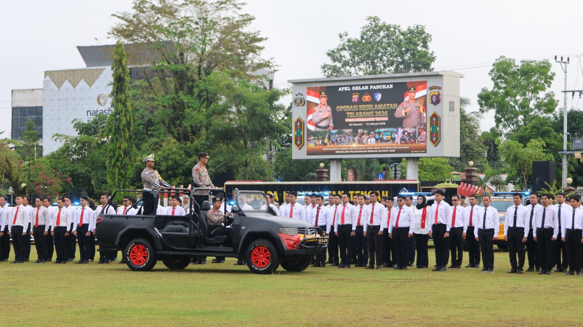 Polda Kalteng Resmi Gelar Operasi Keselamatan Telabang 2026, Fokus Cipta Kondisi Jelang Idul Fitri 1447 H