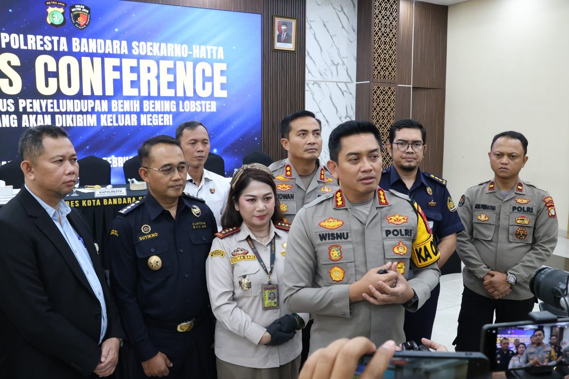 Polresta Bandara Soetta Gagalkan Penyeludupan Benih Bening Lobster Senilai Rp4,28 Miliar