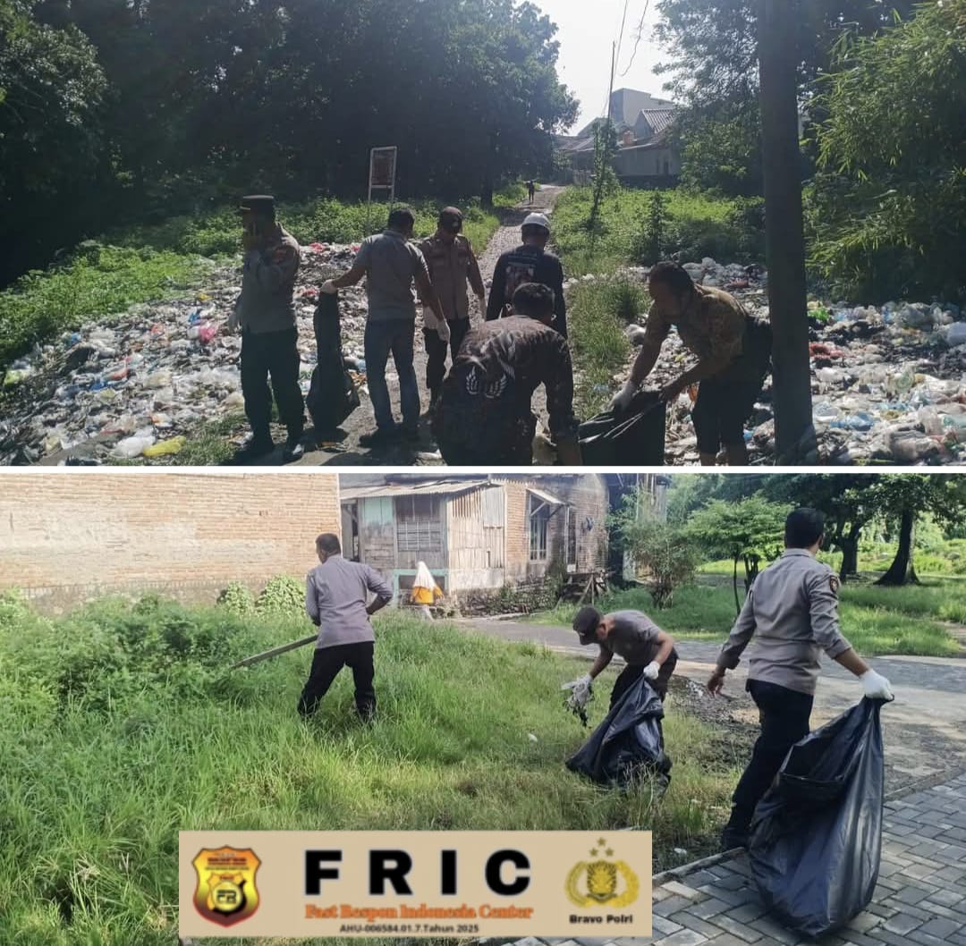 Kegiatan  bersih bersih Obyek Wisata Religi. (Situs Kalijaga Kramat) Kel.Kalijaga Kec.Harjamukti Kota Cirebon