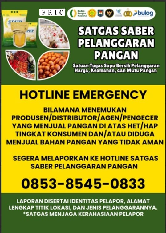 “Satgas Saber Aktifkan Hotline Aduan Jelang HBKN 2026, Catat Nomernya Disini?
