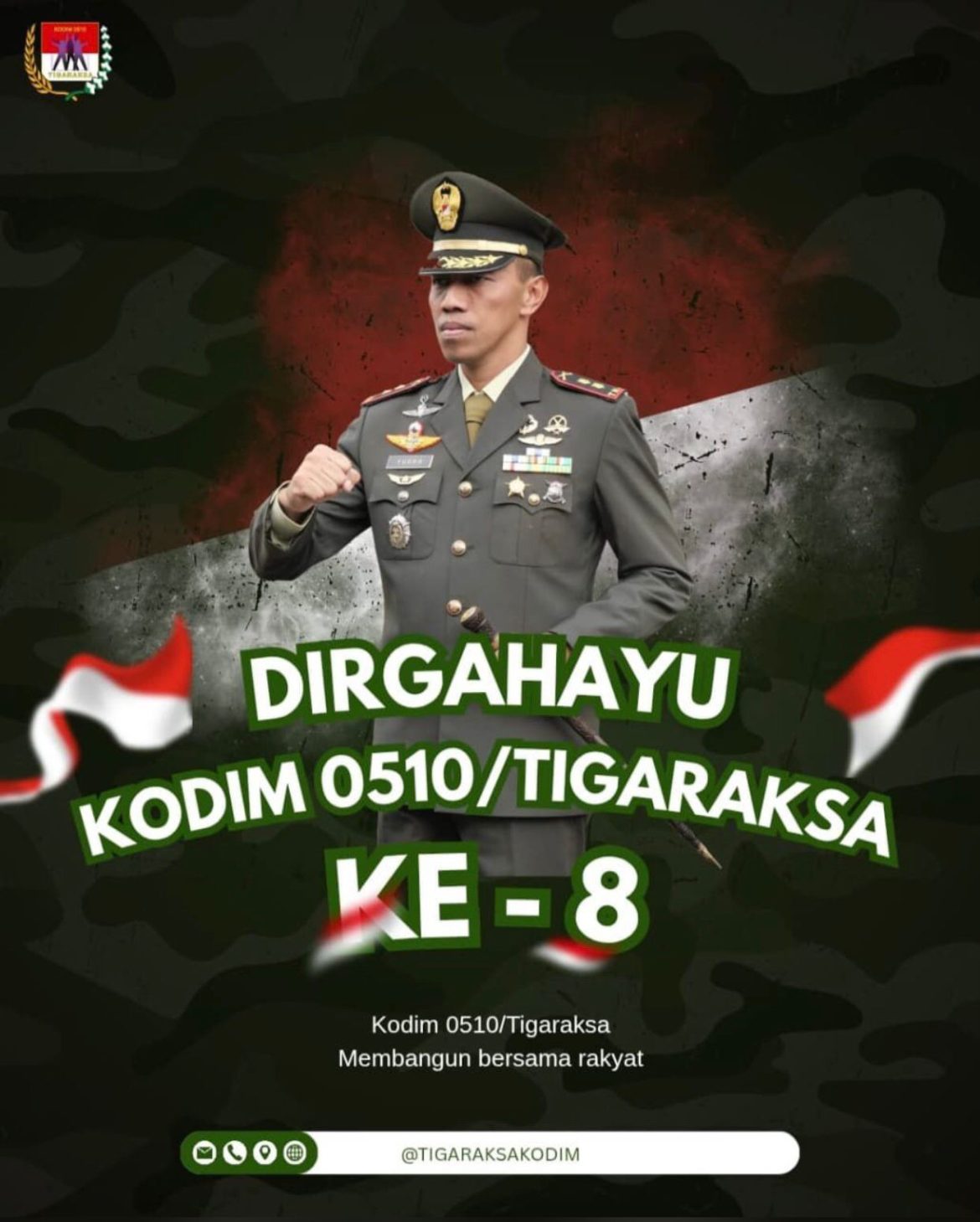 Dirgahayu Kodim 0510/Tigaraksa, Kokohkan Sinergi TNI dan Rakyat untuk Kabupaten Tangerang yang Aman dan Maju