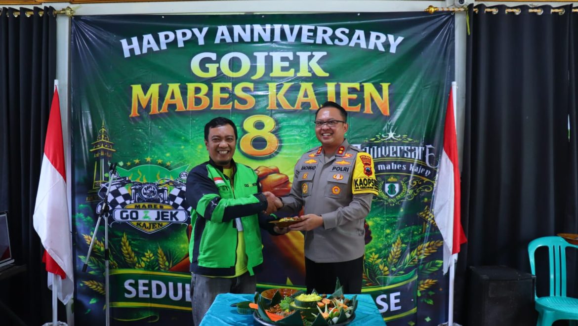 Eratkan Sinergitas, Kapolres Pekalongan Hadiri Anniversary ke-8 Mabes Gojek Kajen