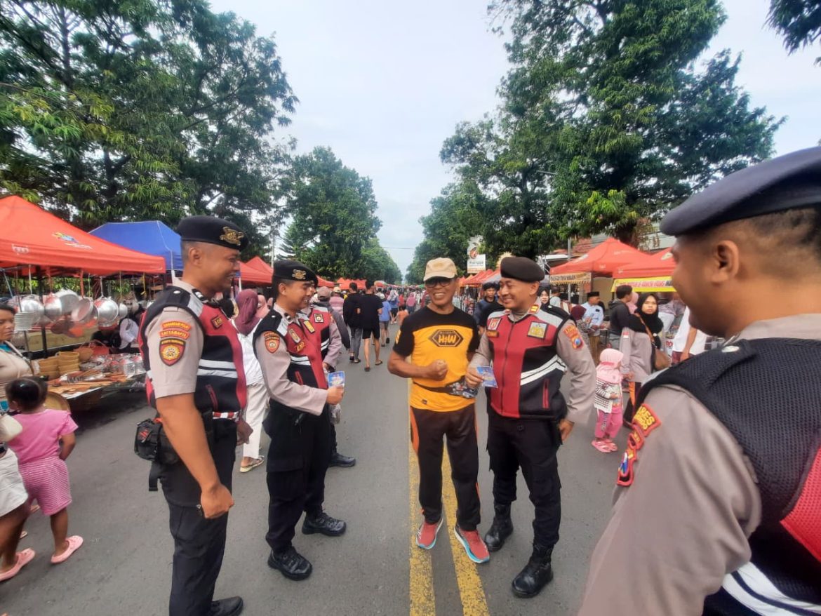 Operasi Keselamatan Semeru, Polres Situbondo Sampaikan Pesan Kamseltibcarlantas di CFD