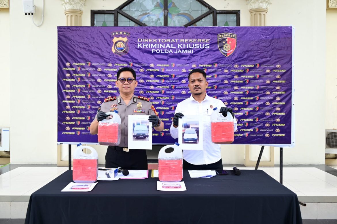 Ditreskrimsus Polda Jambi Ungkap Dugaan Pengangkutan BBM Subsidi Ilegal untuk Aktivitas PETI